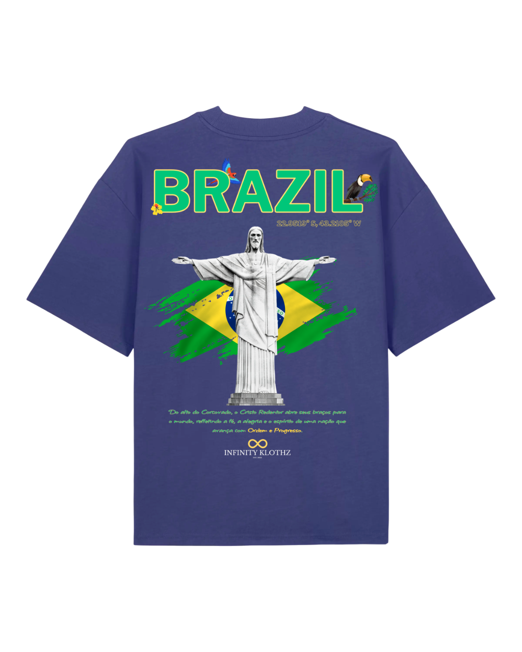 Camiseta Oversize "Brazil"