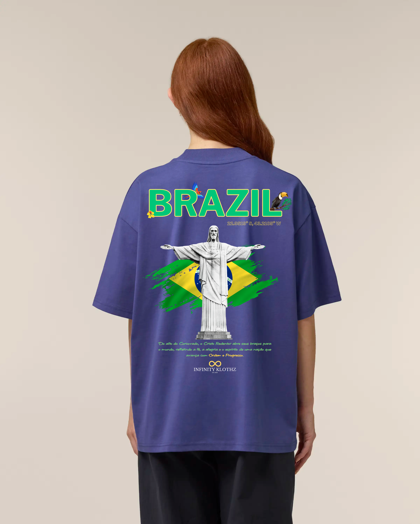 Camiseta Oversize "Brazil"