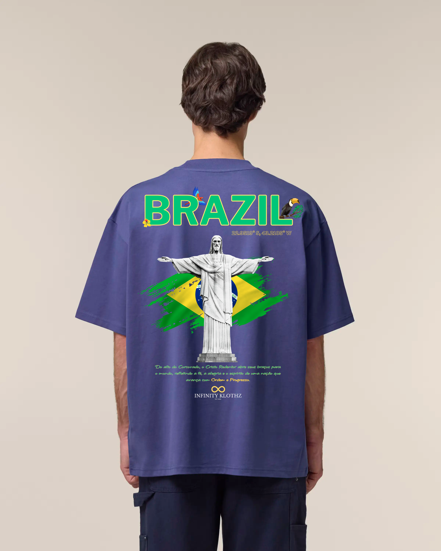 Camiseta Oversize "Brazil"