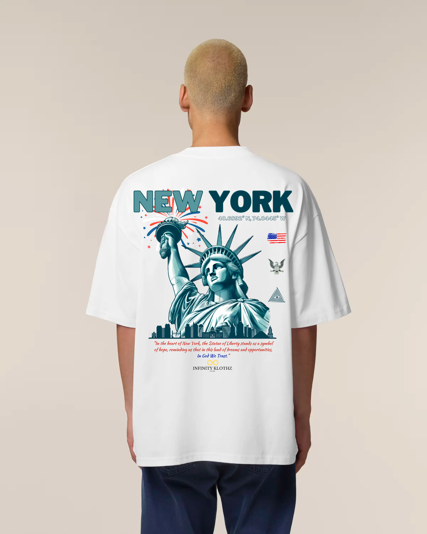 Camiseta Oversize "New York"
