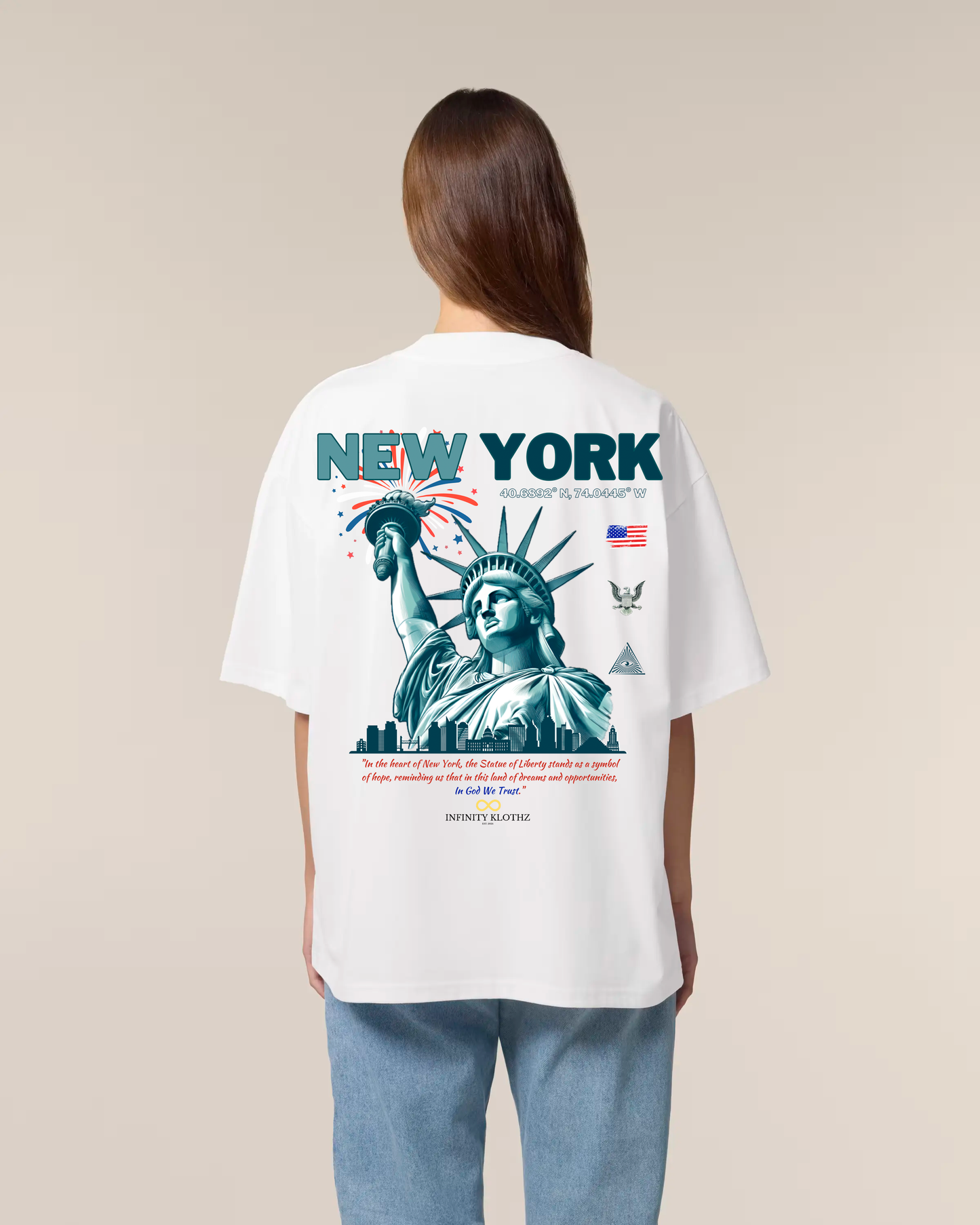 Camiseta Oversize "New York"