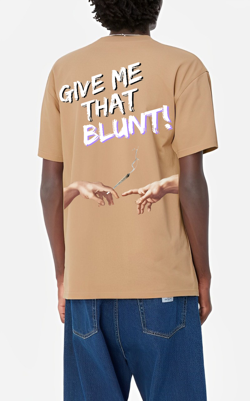 Camiseta Oversize "Give Me That Blunt!"