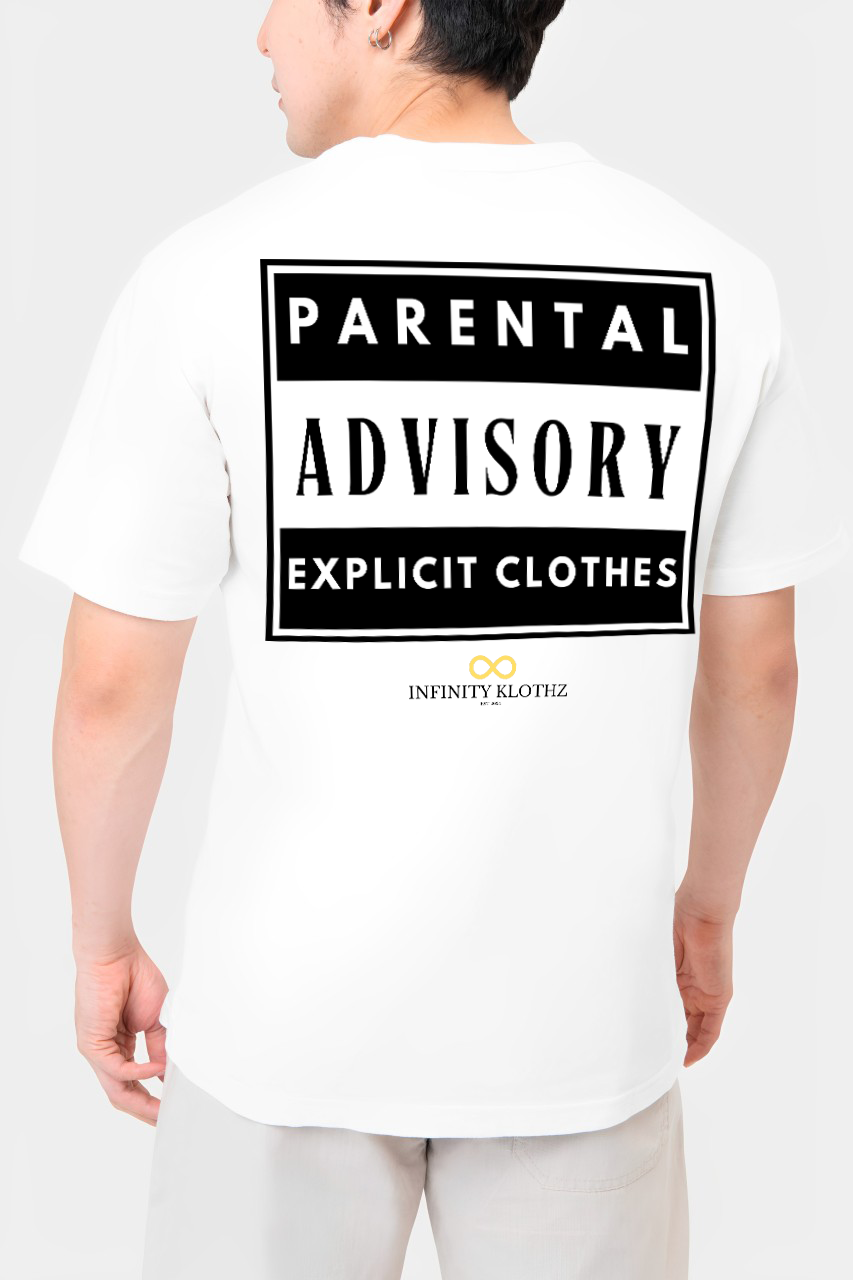 Camiseta Oversize "Parental Advisory"