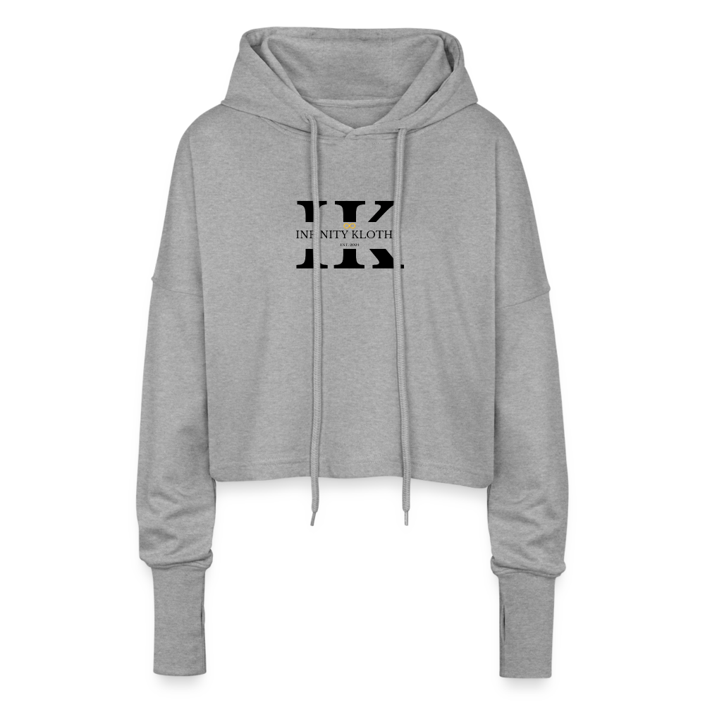 Sudadera Recortada Mujer Infinity Klothz - heather grey