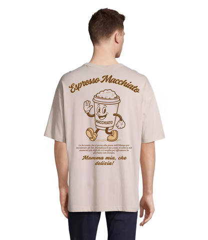 Camiseta Oversize "Espresso Macchiato"
