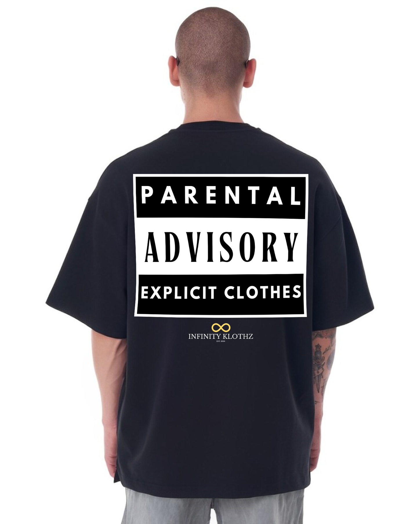 Camiseta OVERSIZE "Parental Advisory"